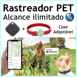 Rastreador PET com case adaptável para coleira