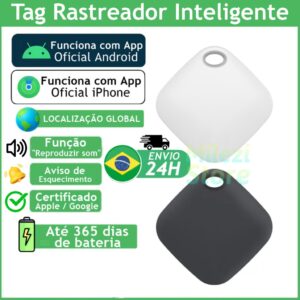 Rastreador Tag Inteligente para iPhone e Android